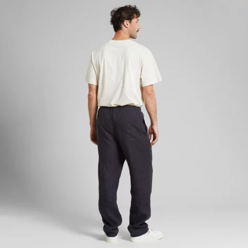 Dedicated Pants Klitmoeller Linen Phantom Black