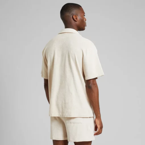 Dedicated Terry Shirt Marstrand Oat White