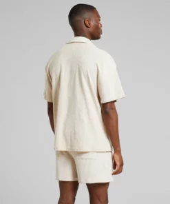 Terry Shorts Essingen Oat white