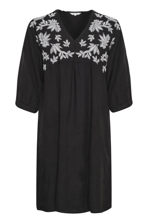 Part Two Giazella Linen Dress Black