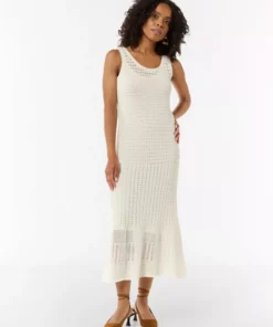 Comma, Lace Dress White