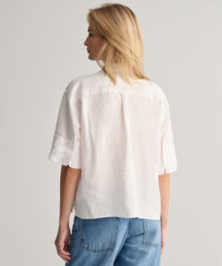 Gant Woman Linen Shirt White