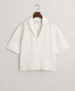 Gant Woman Linen Shirt White