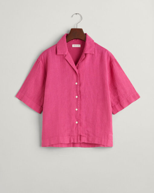 Gant Teen Girls Roxy Linen SS Shirt Bold Violet