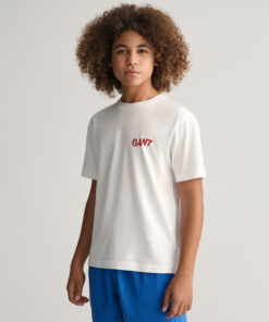 Gant Teens Surfers Relax T-shirt White