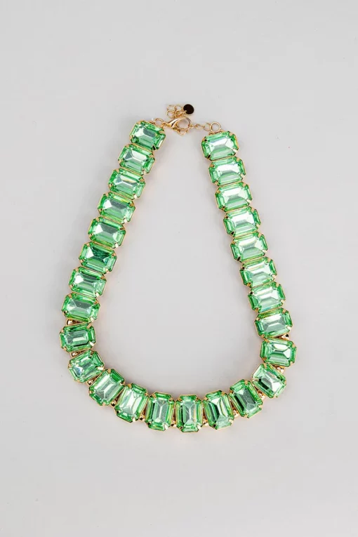 Bow19 Details Liz Necklace Soft Green