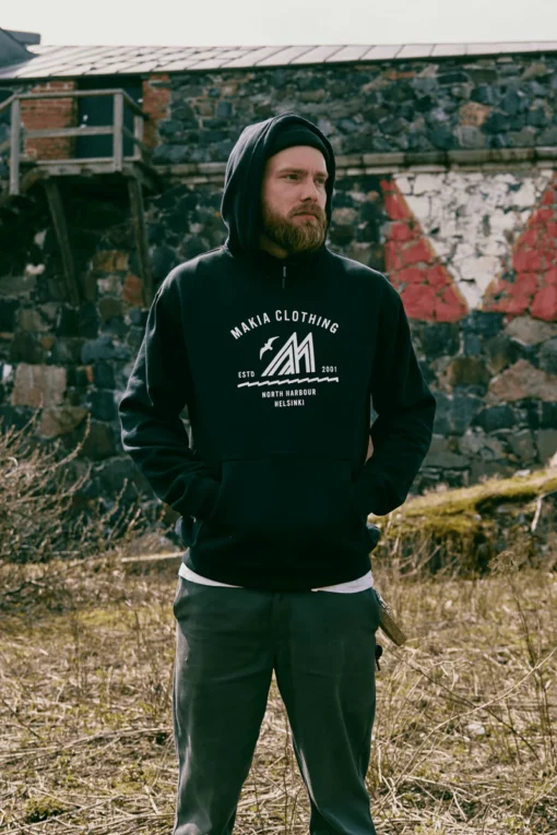 Makia Merenkävijä Hooded Sweatshirt Black