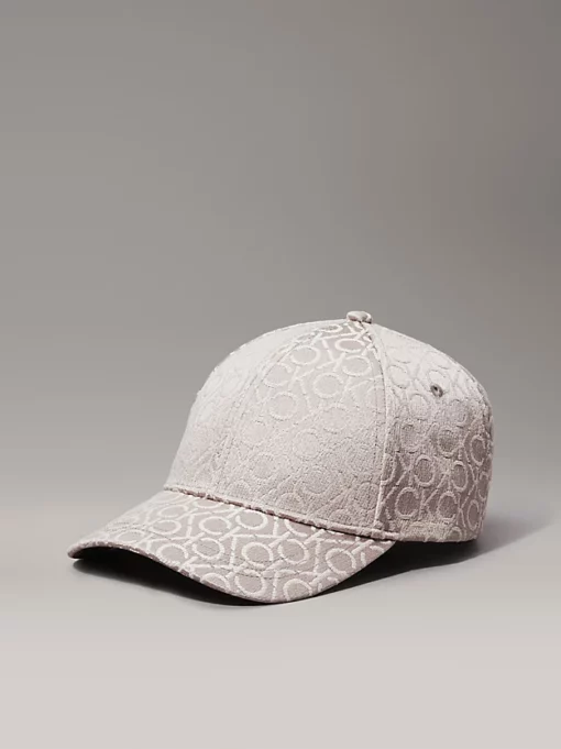 Calvin Klein Jacquard Logo Cap Chanterelle Mono Jacquard