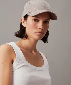 Calvin Klein Jacquard Logo Cap Chanterelle Mono Jacquard