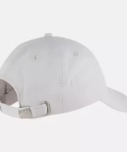 New Balance 6 Panel Linear Logo Hat Grey Matter
