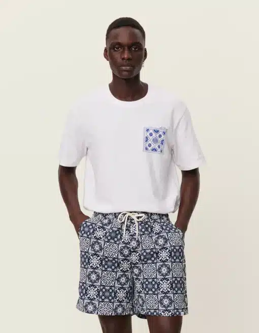 Les Deux Tile T-Shirt White