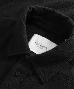 Les Deux Charlie SS Shirt Black