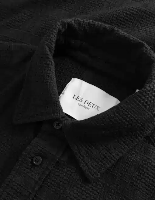 Les Deux Charlie SS Shirt Black