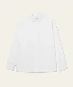 Les Deux Kristian Linen B.D. Shirt White