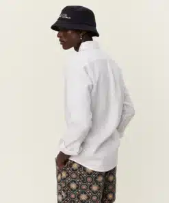 Les Deux Kristian Linen B.D. Shirt White