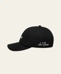 Les Deux Newspaper Dad Cap Black/Light Ivory