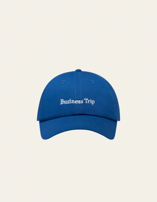 Les Deux Newspaper Dad Cap Surf Blue/Light Ivory