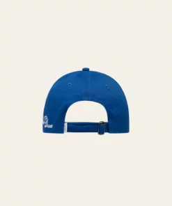 Les Deux Newspaper Dad Cap Surf Blue/Light Ivory