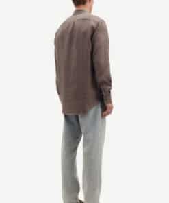 Samsøe Samsøe Liam NF Linen Shirt Bungee Cord