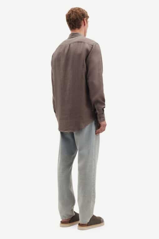 Samsøe Samsøe Liam NF Linen Shirt  Bungee Cord