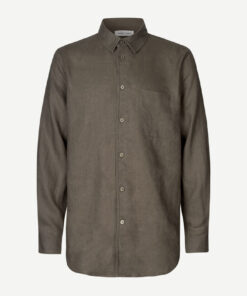 Samsøe Samsøe Liam NF Linen Shirt Bungee Cord