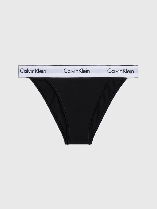 Calvin Klein High Leg Tanga Black