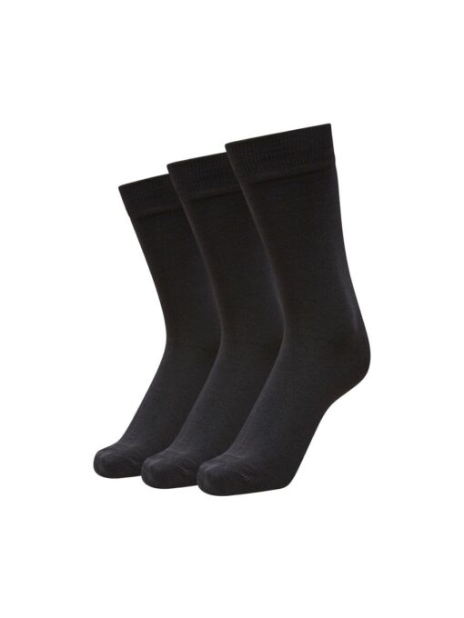 Selected Homme 3-Pack Cotton Socks Black