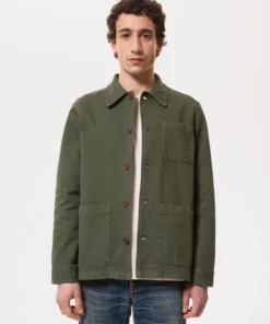 Nudie Jeans Barney Worker Jacket Olive