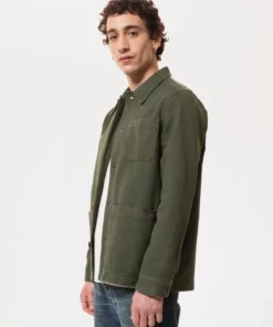 Nudie Jeans Barney Worker Jacket Olive