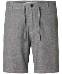 Selected Homme Brody Linen Shorts Sky Captain