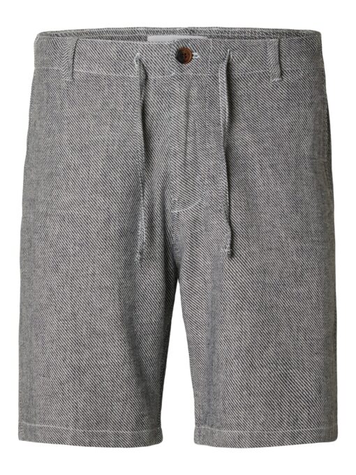 Selected Homme Brody Linen Shorts Sky Captain