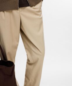 Selected Homme Tapered Leroy Pleat Pants Incence