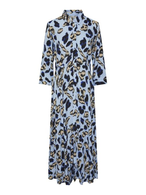 Yassavanna Long Shirt Dress Clear Sky