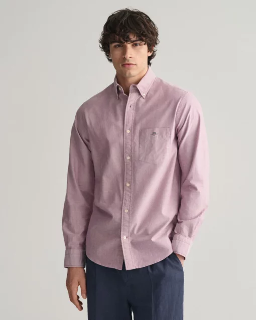 Gant Regular Oxford Shirt Beautyberry Purple