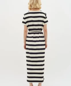 InWear Lester Long Dress Black / Whisper White