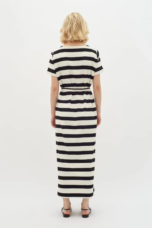 InWear Lester Long Dress Black / Whisper White