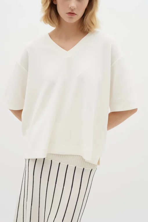 InWear Leicent Oversize T-shirt Whisper White
