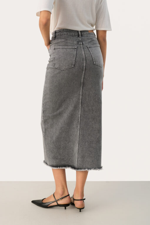 Part Two Jasmin Skirt Grey Denim