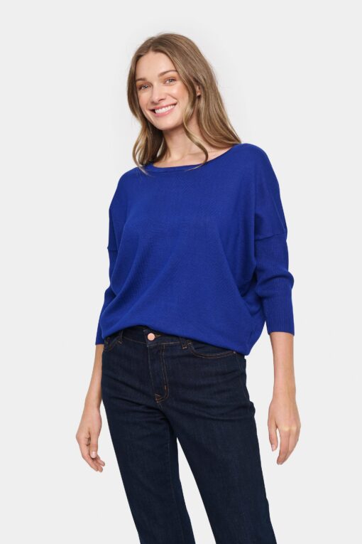 Saint Tropez Milasz Pullover Surf Blue