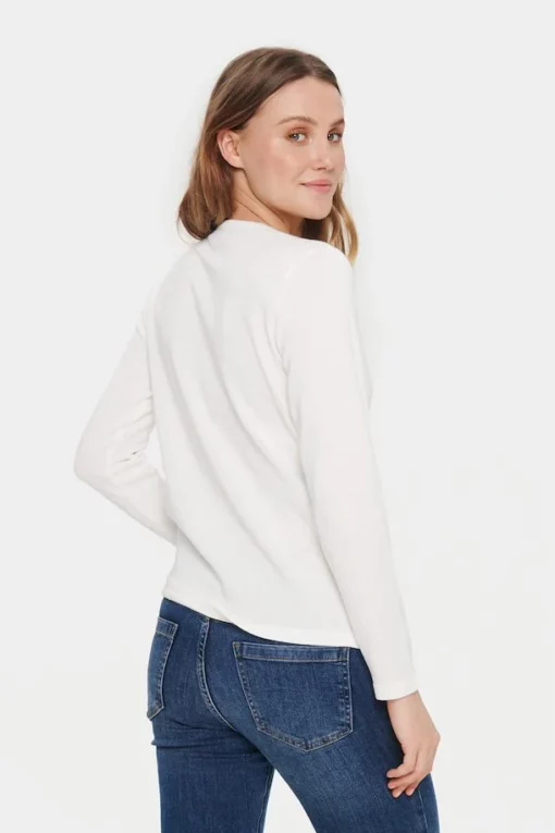 Saint Tropez Milasz Knitted Cardigan Ice
