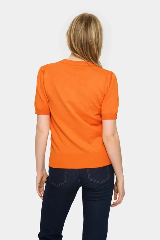 Saint Tropez Milasz SS Pullover Apricot