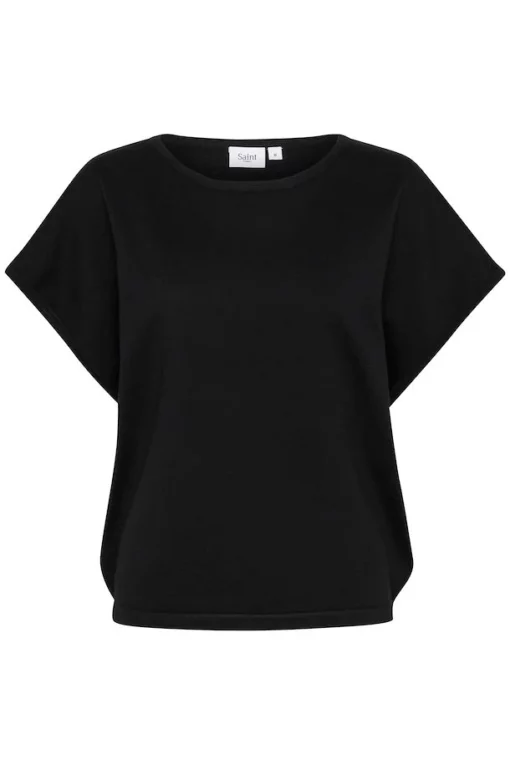 Saint Tropez Milasz SS Pullover Black