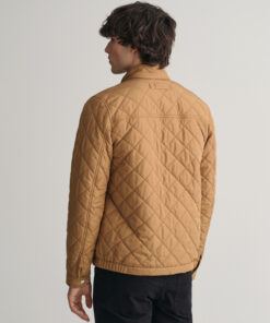 Gant Quilted Windcheater Jacket Roasted Walnut