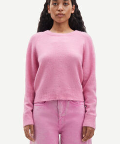 Samsøe Samsøe Nor O-neck Short Orchid Smoke