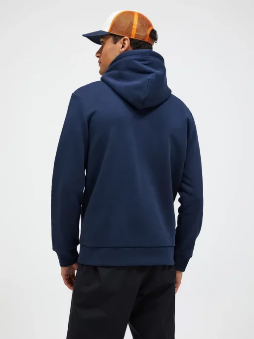 Peak Performance Original Small Logo Zip Hood Men Blue Shadow