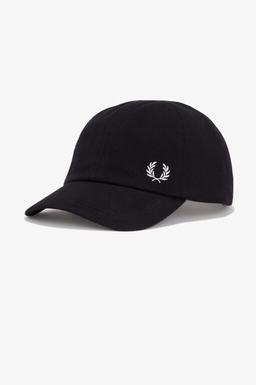 Fred Perry Classic Piqué Cap Black/Snow White