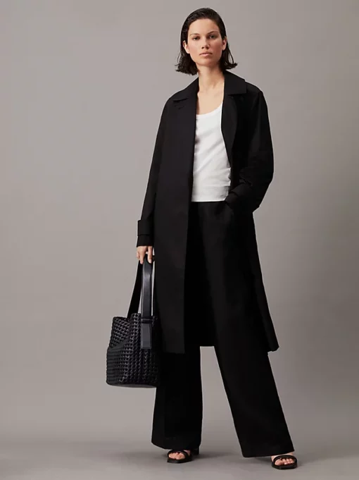 Calvin Klein Braided Tote Bag Black