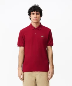 Lacoste Original L.12.12 Petit Pique Cotton Polo Shirt Bordeaux
