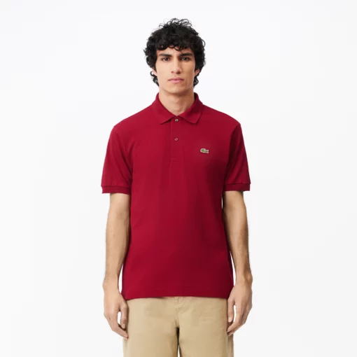 Lacoste Original L.12.12 Petit Pique Cotton Polo Shirt Bordeaux
