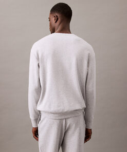Calvin Klein Modern Terry Lounge Sweatshirt Medium Grey Heather